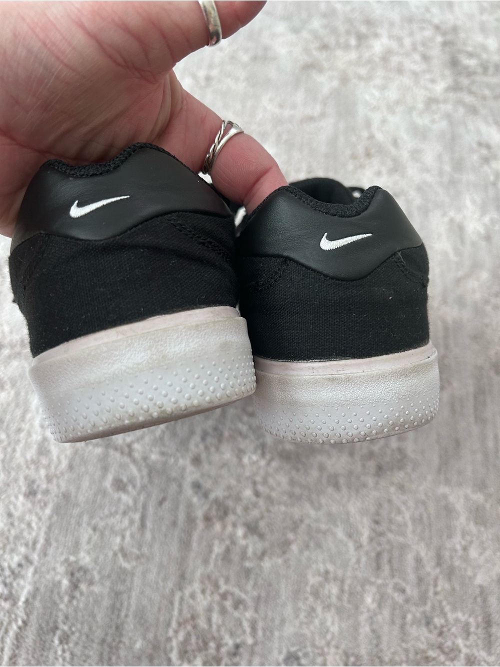 Nike Women’s Retro GTS Black Canvas Athletic Shoe Sneakers Sz 9 DB2880-002 Chic - Picture 5 of 10